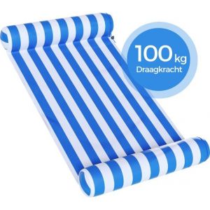 Travelly - Hamac d'eau de luxe - Hamac - Matelas d'air - Matelas d'air Piscine - Hamac d'eau - Bleu