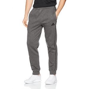 Adidas Core18 Pantalon de survêtement pour Homme L Gris Chiné foncé/Noir