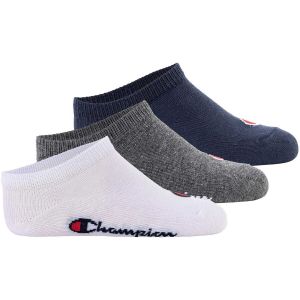 Champion Core Socks Junior 3PP Sneaker Chaussettes de Doublure, Bleu Marine, EU 27-30 Unisexe-Enfants et Adolescents