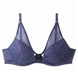 Soutien-gorge ampliforme coque moulée - Bleu