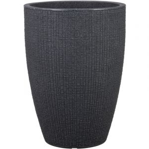Scheurich Haut pot à plantes « Barceo High », plastique (40 cm, noir)