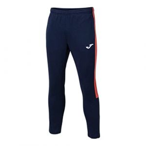 Joma Pantalon Long Eco Championship Sport, Bleu Marine/Orange Fluo, M Homme