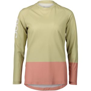 Image de Poc Women's MTB Pure L/S Jersey - Maillot de cyclisme taille XS, beige