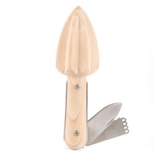 Kikkerland Presse citron multifonctions en bois