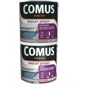 Image de Comus ENDUIT EPOXY (B+D) -1L - Enduit léger nouvelle génération par sa formulation à base de nouvelles résines époxy et charges