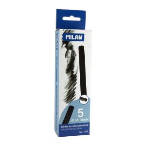 Fusain naturel ø 12-14 mm 5 pcs - MILAN