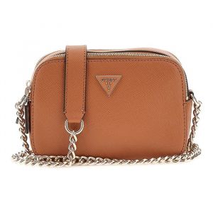 Guess Sac &agrave; &eacute;paule bandouli&egrave;re brun clair pour femme - Noelle II Crossbody Camera Bag Light Cognac 310937