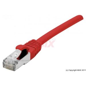 Cordon Patch RJ45 F/UTP CAT 6 LSOH Snagless Rouge 30m