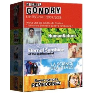 Image de Coffret Michel Gondry - Soyez sympa, Rembobinez + Human nature + Eternal Sunshine + Science des rêves