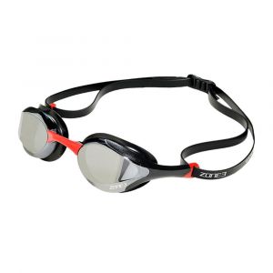 Zone3 Volaire Streamline Lunettes de natation, mirror lens/black/red Lunettes de natation