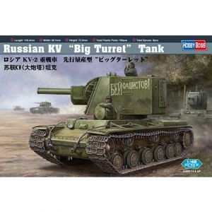 HobbyBoss Maquette Char : Russia N KV-1 Big Turret Tank
