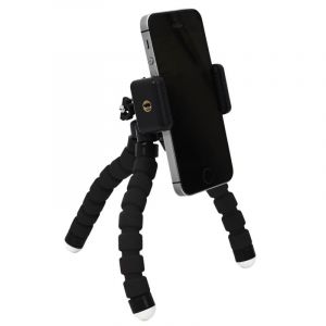Trépied pour Photo Flexible "Selfie" 18cm Noir Prix