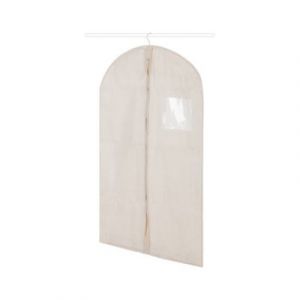 Compactor Housse de rangement pour vêtement Nancy beige H. 100 x L. 60 cm