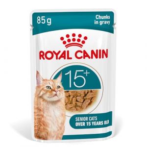 Royal Canin 12x85g Ageing 15+ en sauce nourriture humide pour chat