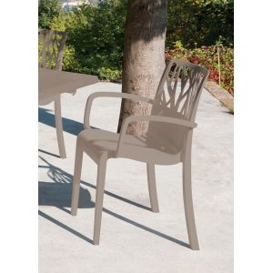 Image de Grosfillex Vegetal - Fauteuil de jardin deco