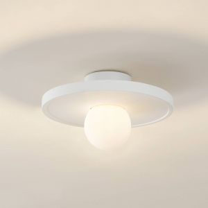 Applique Murale &agrave; intensit&eacute; variable 'Nielson' en pl&acirc;tre pour salon & salle &agrave; manger