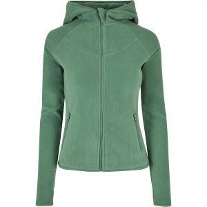Urban classics Polaire &agrave; capuche zipp&eacute; femme