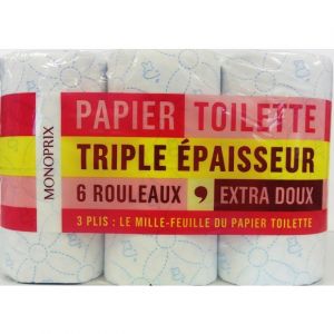 Monoprix Papier toilette triple &eacute;paisseur
