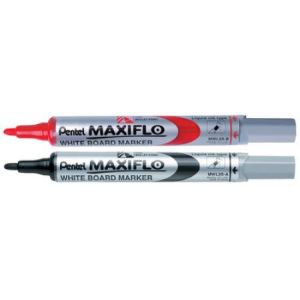 Pentel Marqueur Maxiflo effaçable à sec encre noire pointe fine