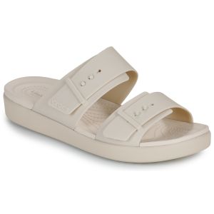Crocs Femme Brooklyn Buckle Low Sandales, Sandstone, 36/37 EU