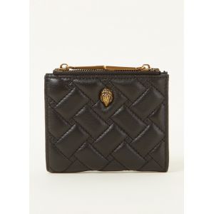 Kurt Geiger Porte-monnaie cuir matelass&eacute; Noir London - Couleur Noir - Taille Taille unique