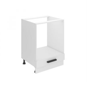 BELINI Meuble Cuisine Bas sans Plan de Travail SDP, Meubles de Cuisine - Taille: 51,6x60x82 cm, sans Porte, Couleur: blanc mat