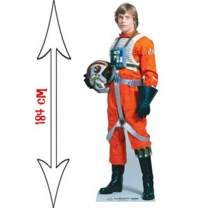 Star Cutouts FIGURINE LUKE SKYWALKER STAR WARS 184X68 CM