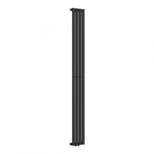Radiateur à panneau plat Nore 484 W acier 180 x 24 cm noir [neu.haus]