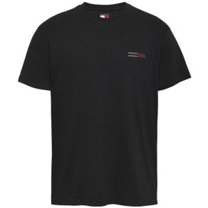 Tommy Hilfiger T-shirt Tommy Jeans Regular Graphic Slub manches courtes noir pur - S