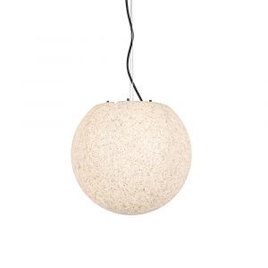Qazqa Suspension extérieure moderne grise 35 cm IP44 - Nura
