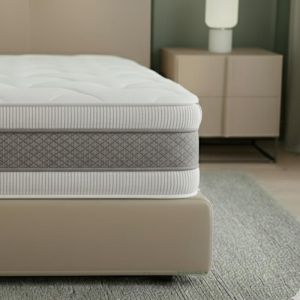 The White Stone Matelas Orthop&eacute;dique 180 x 200 Hauteur 20 cm Zones de Confort Diff&eacute;renci&eacute;es Respirant 3D Air Hypoallerg&eacute;nique et Anti-acariens