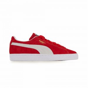 Image de Puma Chaussure Baskets Suede Classic XXI enfant et adolescent, Rouge/Blanc, Taille 37, Chaussures