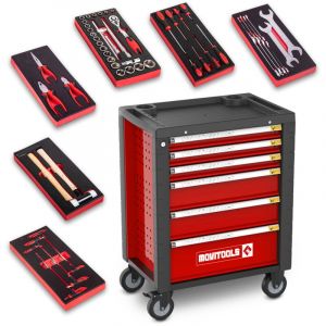 Servante d'atelier 6 tiroirs + 54 accessoires