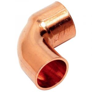 Coude 90 grand rayon cuivre à souder MF - Diamètre : 14
