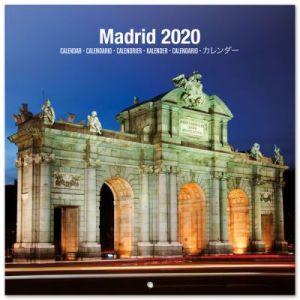Grupo erik Erik - Calendrier Mural 2020 Madrid - 30 x 30 cm