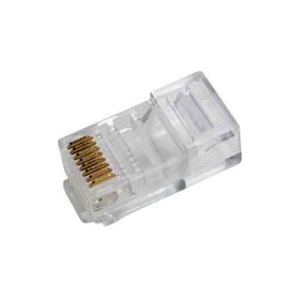 Logilink MP0020 - Connecteur RJ45 pour câble plat non blindé (x100)
