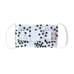 Doudou et Compagnie Masque coton popeline motif étoiles taille S