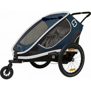 Image de Hamax Remorque vélo enfant Outback dossier réglable Navy Blue 2022