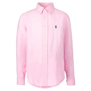 Ralph Lauren Chemise en lin Rose - Taille 8 Ans