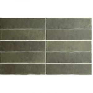 ARGILE KAKHI 6X24,6 cm - Carrelage aspect zellige argile mate nuancé.