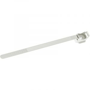 Fischer Lot de 40 colliers de serrage pour tuyaux et câbles, 16-63 mm, idéal pour tuyau rigide, 519809, blanc