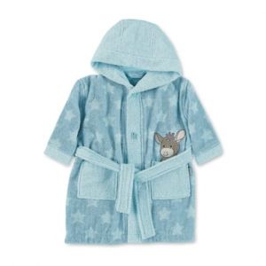 Sterntaler Peignoir de bain enfant Emmi âne bleu