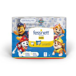 Fess'Nett Papier Toilette Sec - Pat'Patrouille x6 rouleaux