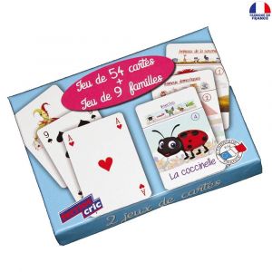Ferriot Cric Jeu De 54 Cartes Et Jeu De 9 Familles