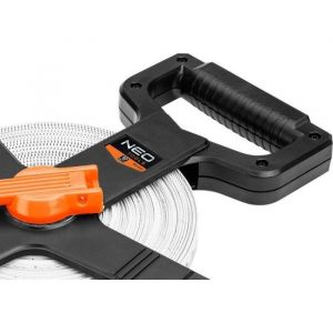 Neo Mètre à ruban - 50 m - Fibre de verre - Noir - A ruban