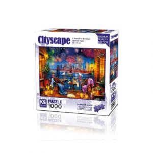 KS Games Puzzle 1000 pi&egrave;ces : Festival &agrave; Brooklyn