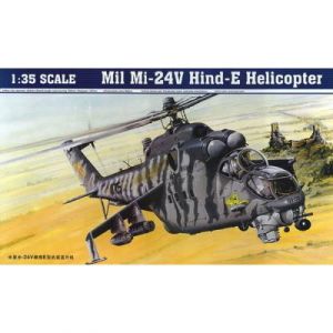 Image de Trumpeter Maquette hélicoptère : Mil Mi-24 V Hind-E