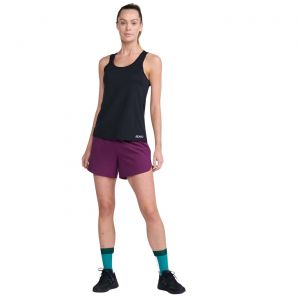 2XU Aero Singlet Women, noir XL T-shirts course à pied
