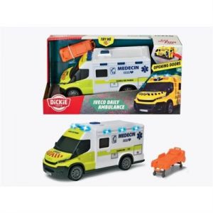 Ambulance Samu Dickie IVECO Daily Roue libre Effets sonores et lumineu