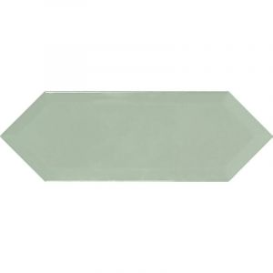 Carrelage hexagonal Plato vert Brillant 10x30 cm